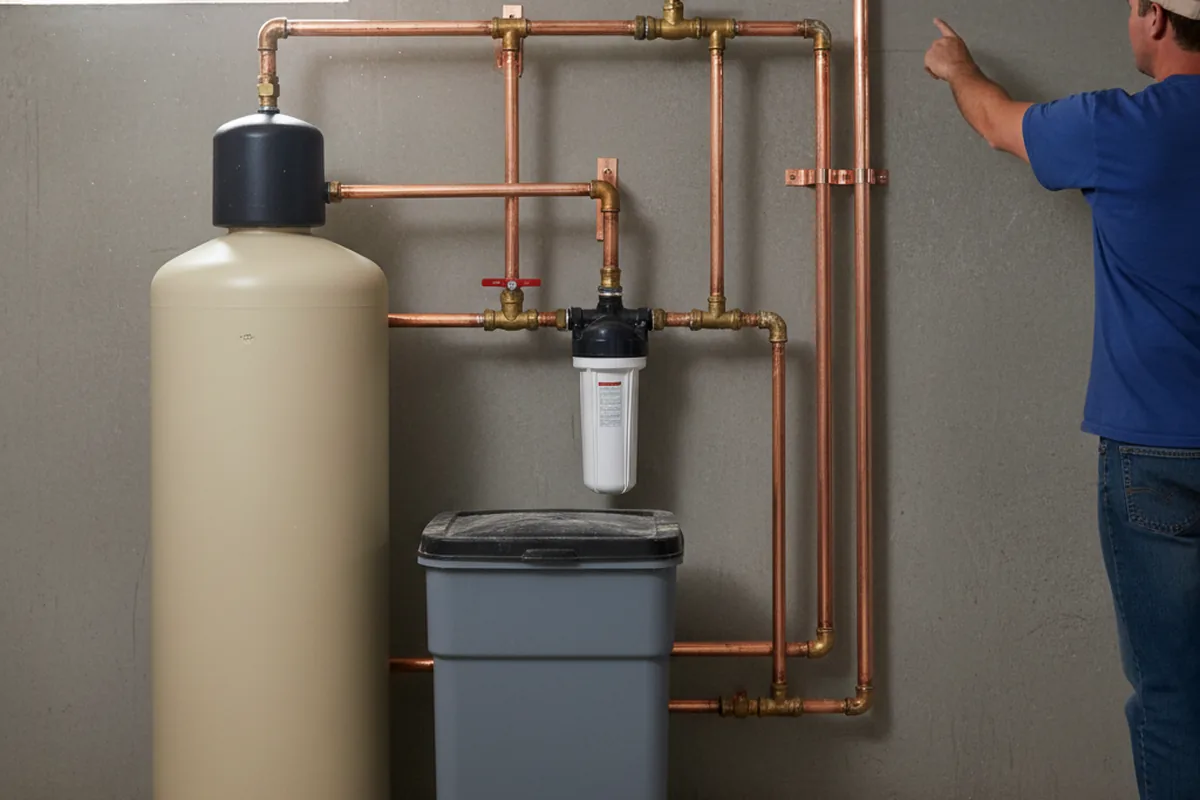 Whole-house water treatment system installed in Stonington